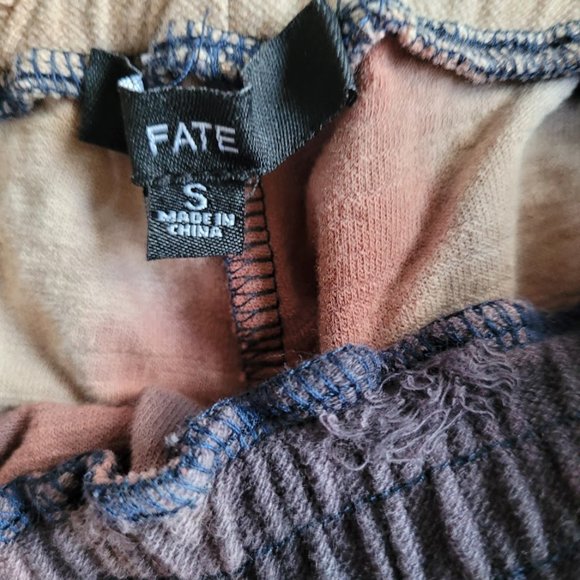 FATE DISTRESS TIE DYE JOGGER PANTS SIZE S - Picture 4 of 5